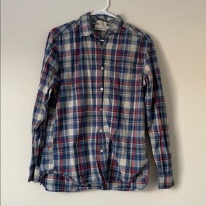 LOGG plaid button down shirt
